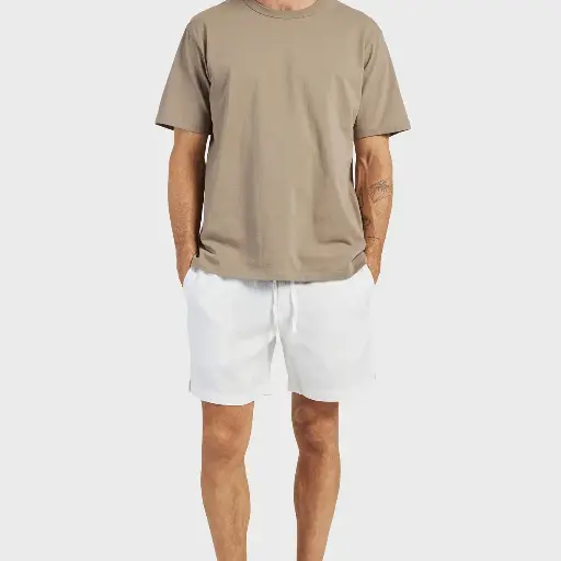 男士亞麻短褲－「西貢逃離」